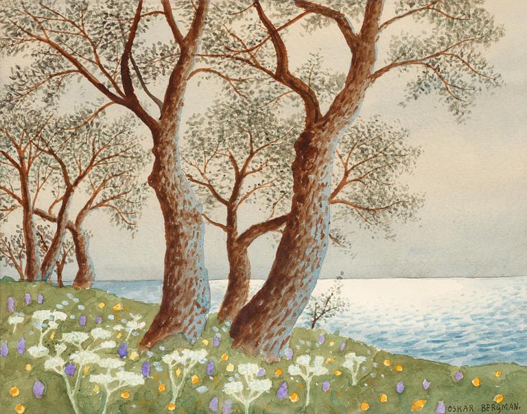 Oskar Bergman, "Pilar" (Willow trees).