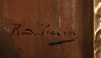 RUDOLF POSSIN, olja på duk, sign.
