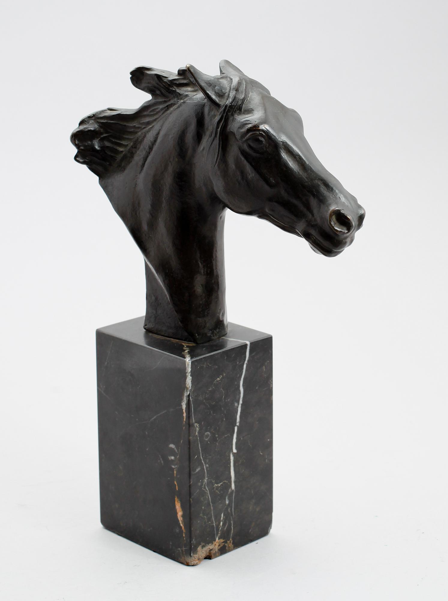 ALBERT HINRICH HUSSMANN, skulptur, brons, signerad.
