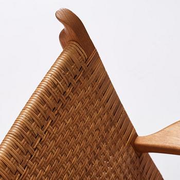 Hans J. Wegner, fåtöljer, ett par "CH27", Carl Hansen & Son, Danmark 1950-tal.