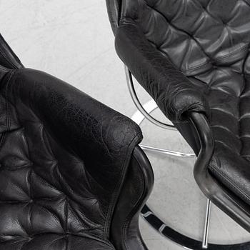 Bruno Mathsson, armchairs, a pair, "Jetson", Dux, 1970s.