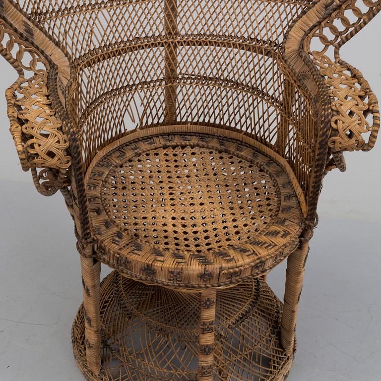 FÅTÖLJ, rotting, 1900-talets mitt.