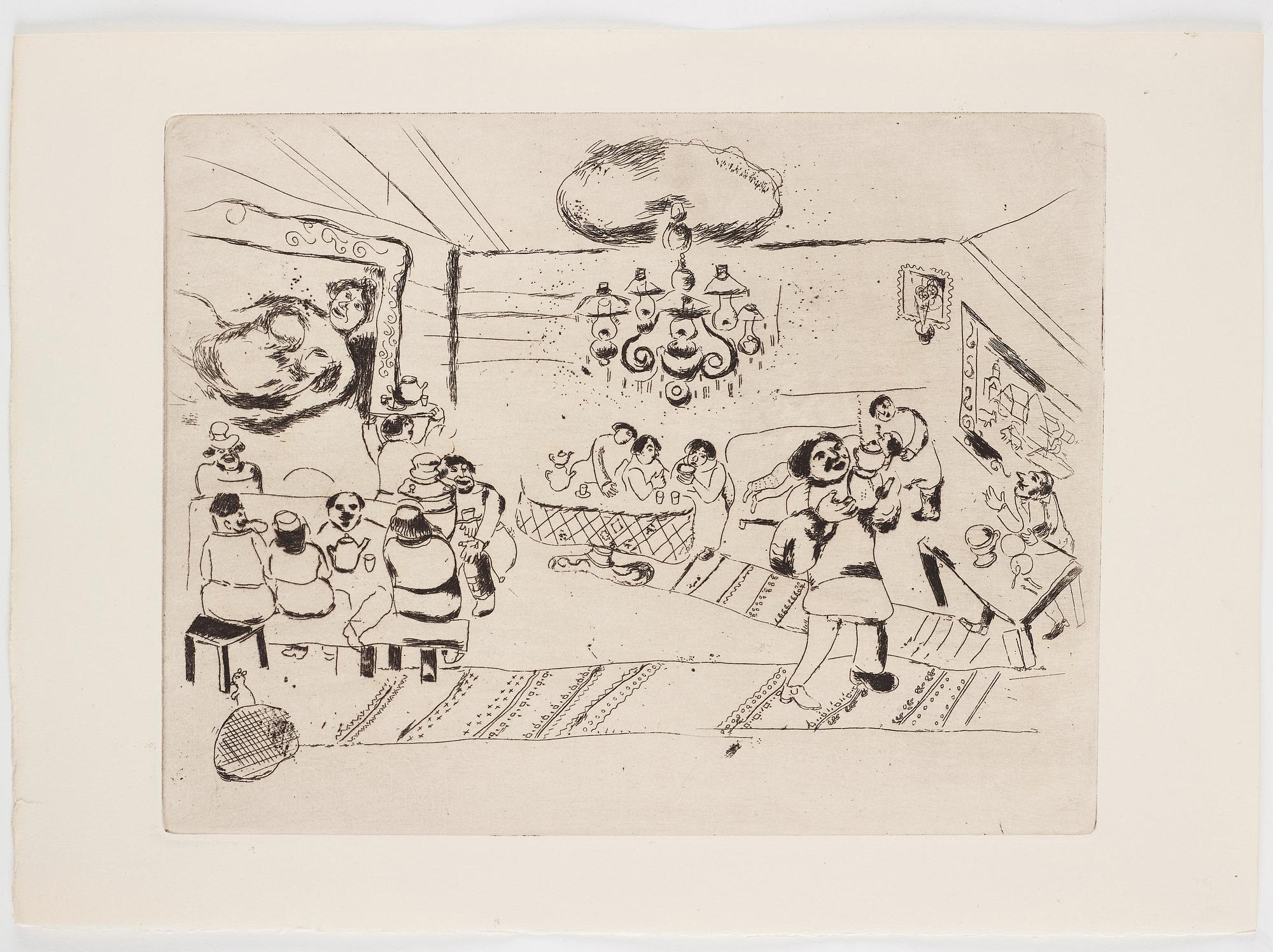 MARC CHAGALL, 71 st etsningar ur upplagan om 285 exemplar på Arches/MBM/J. Perrigot-papper, 1923-1948.