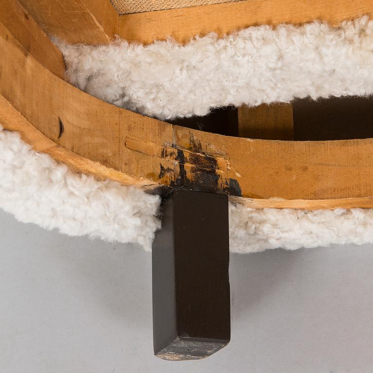 A pair of  1930s/40s. 'Continent' armchairs model 217, Asko, Finland.