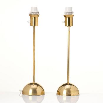 Eje Ahlgren, bordslampor, ett par, modell B 04, Bergboms, Malmö, 1960-tal.