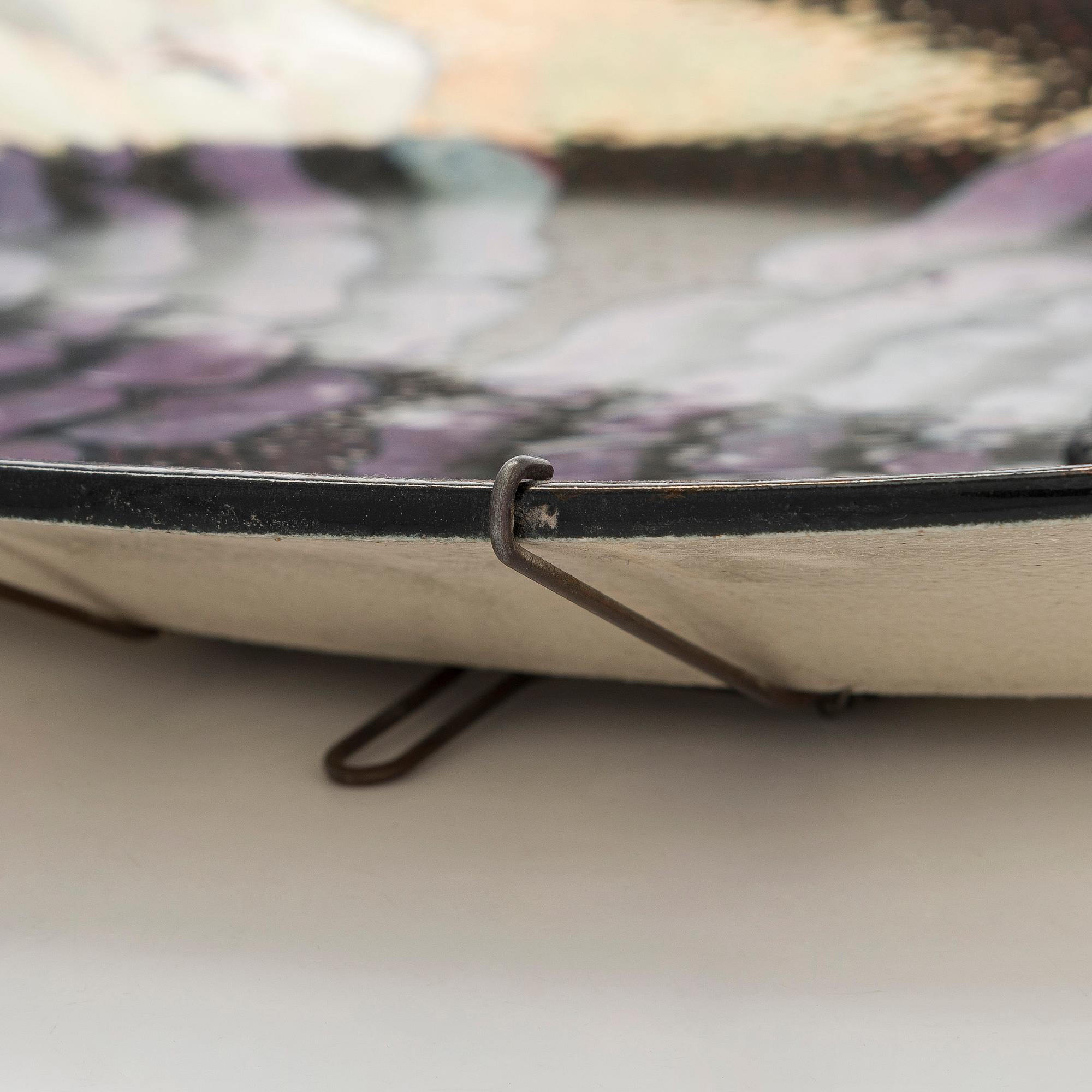 Birger Kaipiainen, dekorationsfat, keramik, signed Kaipiainen, Arabia.