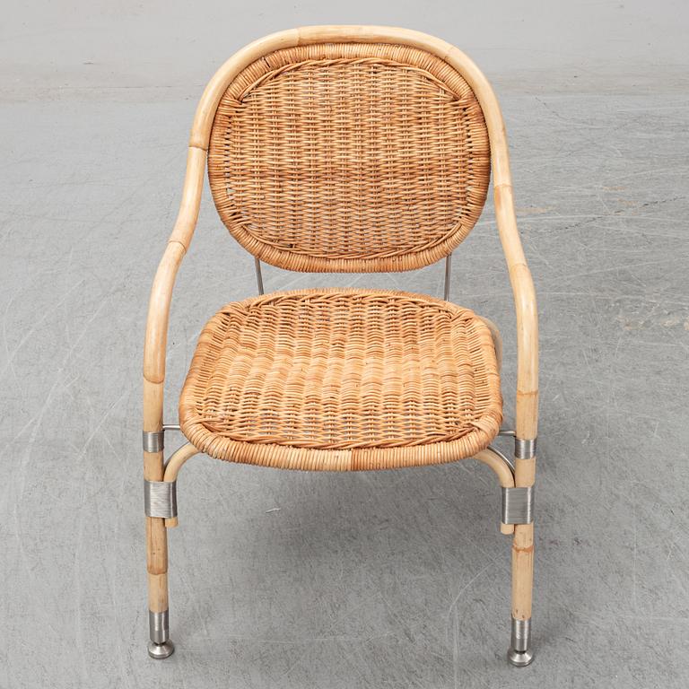 MATS THESELIUS, a rattan easy chair from IKEA PS, 21st Century.