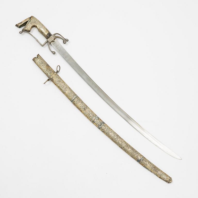 Sabel, spansk, med Nimcha-fäste, 1800-tal.