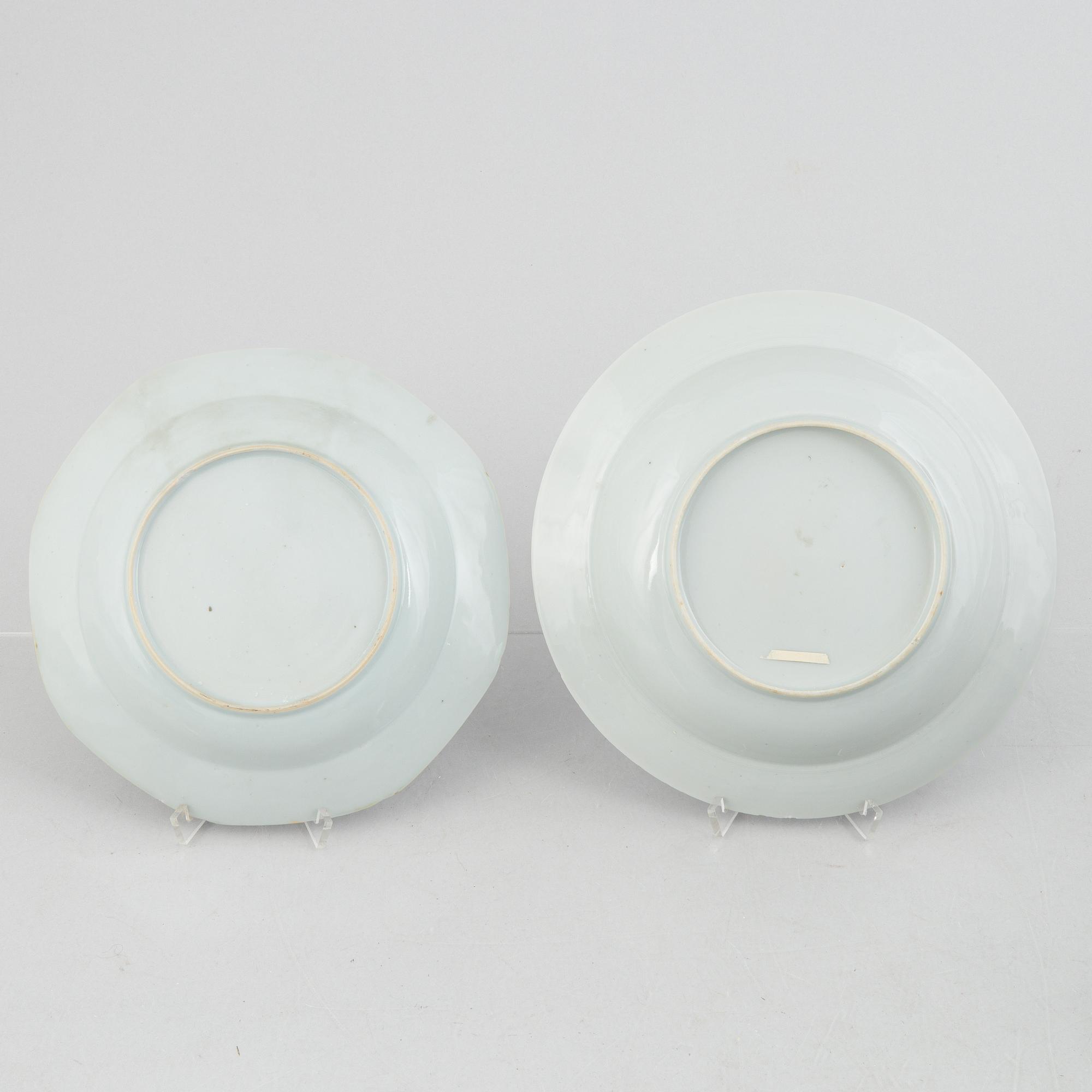 Seven pieces of Chinese porcelain, 18th-20th century.