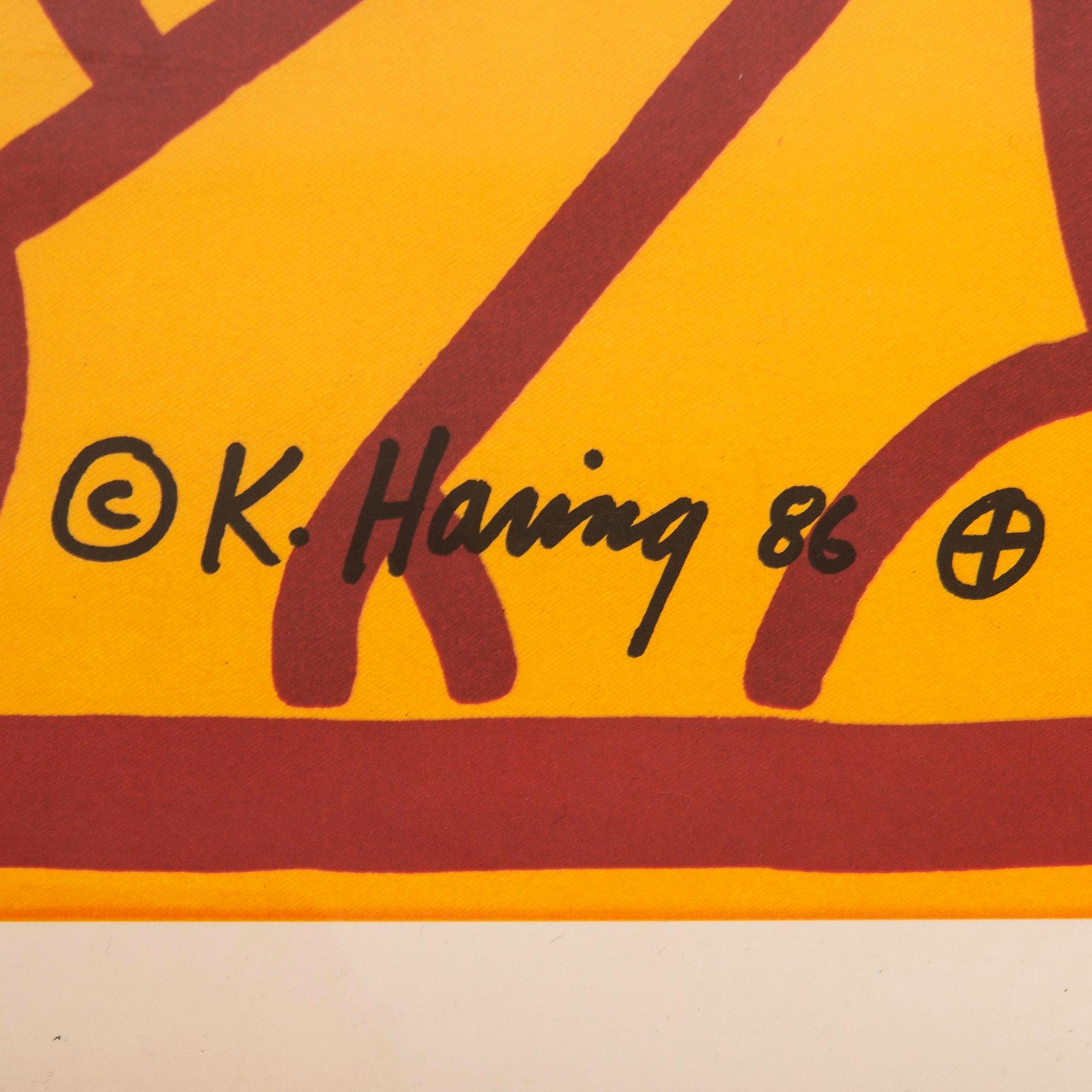 Keith Haring, "Absolut Haring", 1986.