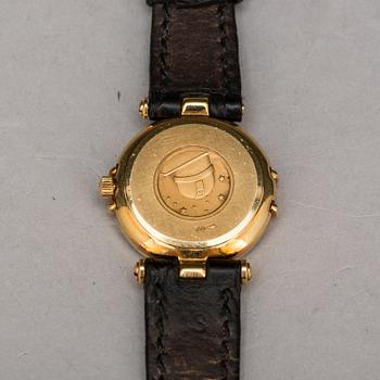 OMEGA, Constellation, quartz, guld/stål med åttkantslipade diamanter, ca 1990-tal.