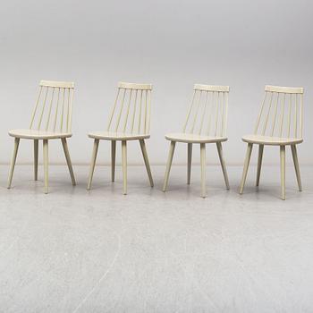 YNGVE EKSTRÖM, four 'Pinnochio' chairs, late 20th Cenutry.