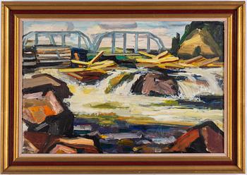 CARL GUNNE, oil on canvas, signed.