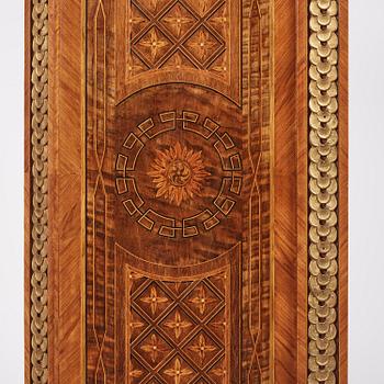A Gustavian marquetry and ormolu-mounted  secretaire by Gottlieb Iwersson ca 1781 (master in Stockholm 1778-1813)..