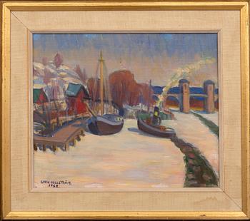 SVEN HELLSTRÖM, olja på duk, signerad och daterad 1968.