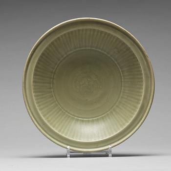 746. A celadon dish, Ming dynasty (1368-1644).