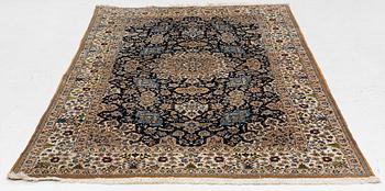 Carpet, Nain silk, approximately 285 x 170 cm.