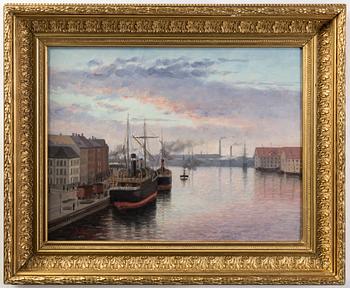 ELIN ALFHILD NORDLUND, oil on canvas, signed and dated 1888.