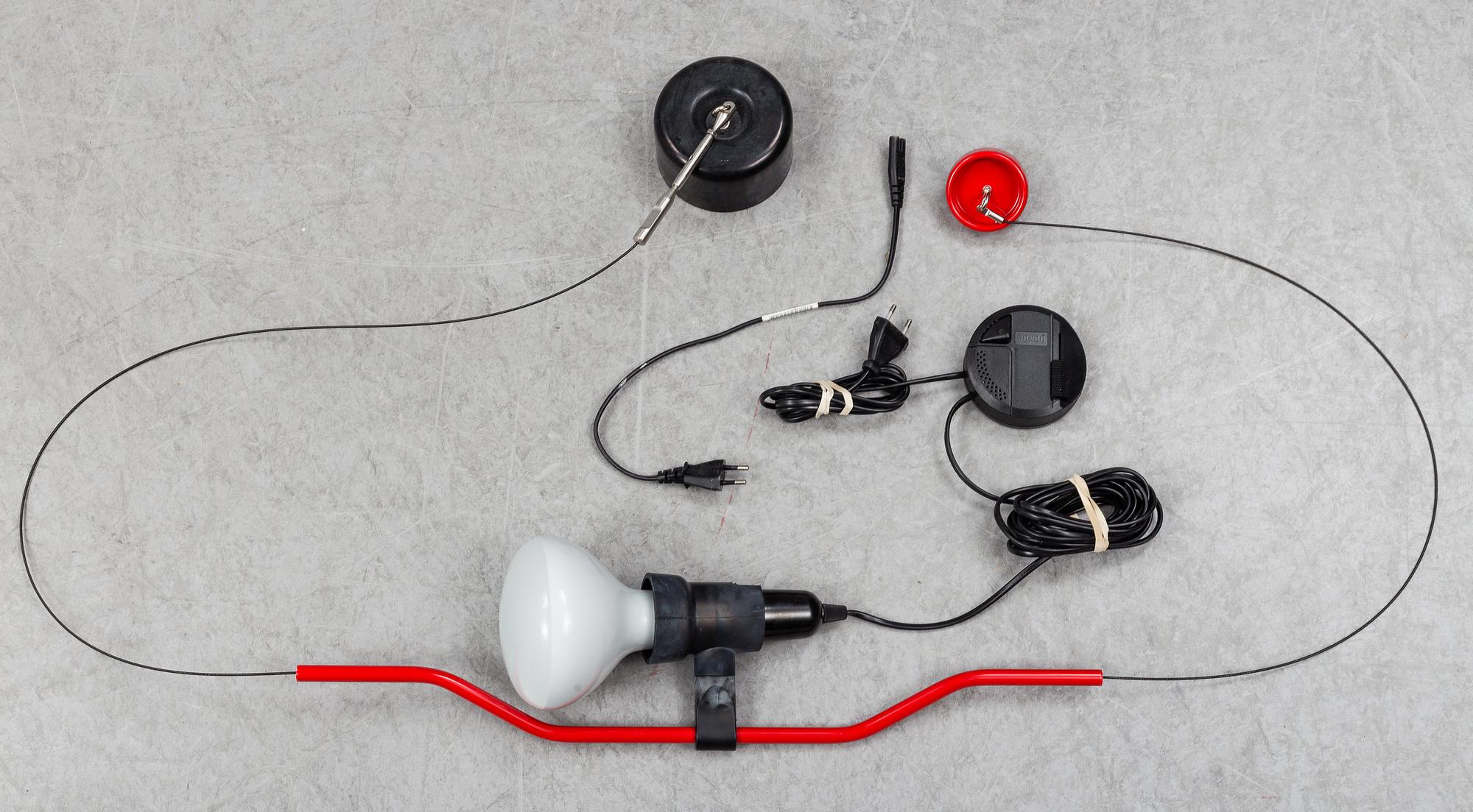 ACHILLE CASTIGLIONI & PIO MANZÙ, lampa, "Parentesi", Flos, Italien.