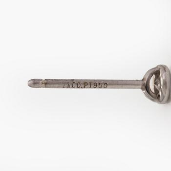 Tiffany & Co, Elsa Peretti, korvakorut, "Diamonds by The Yard", platinaa ja briljanttihiottuja timantteja.