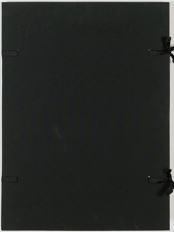 Grafikmapp, "Mannerheim", fem litografier, signerade och daterade 2008, numrerade 28/100.