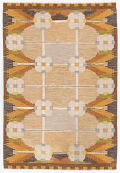 Ingegerd Silow, a flat weave rug, c. 202 x 137 cm.