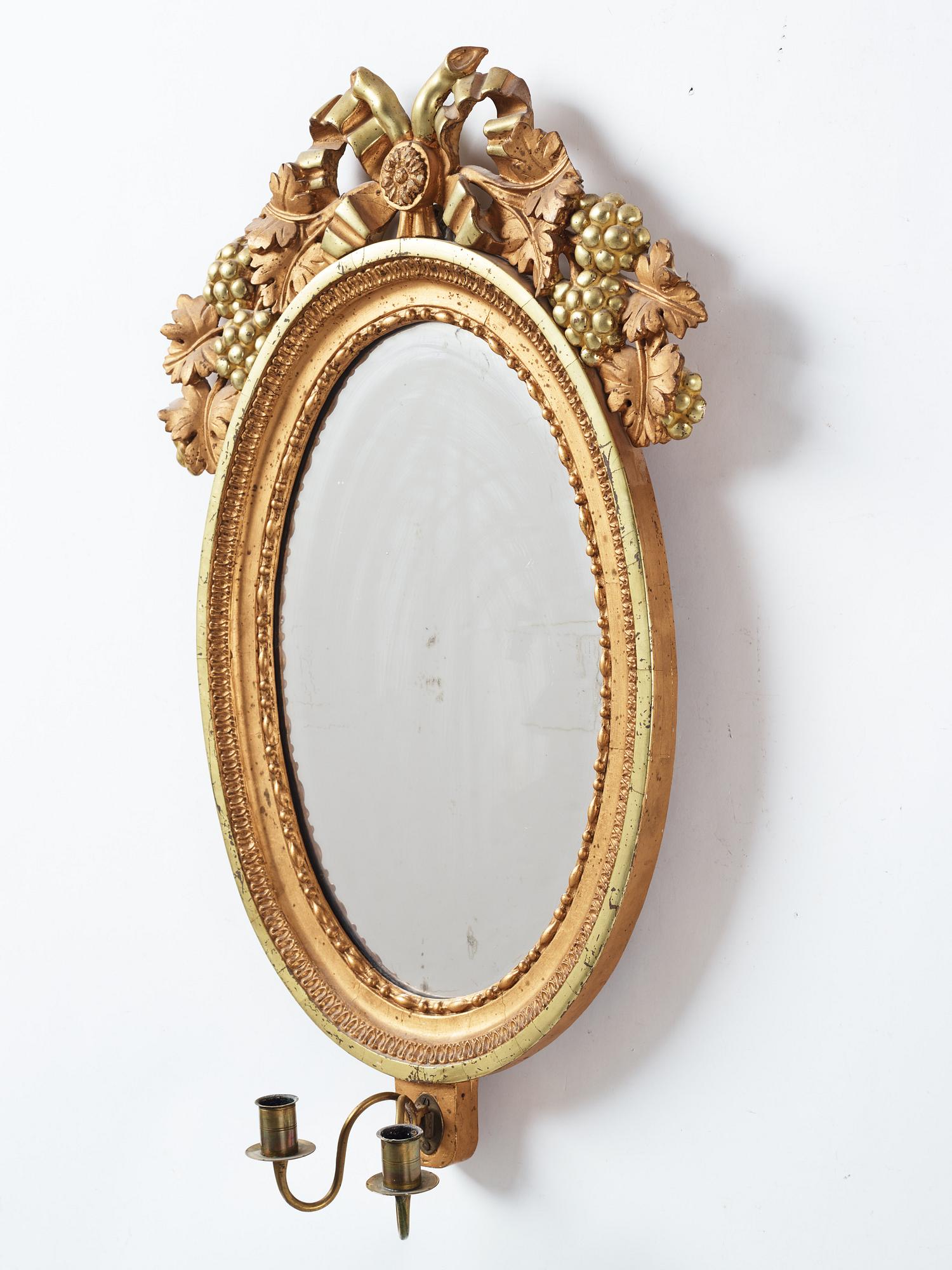 A Empire wall light, 19th Century, Gothenburg.