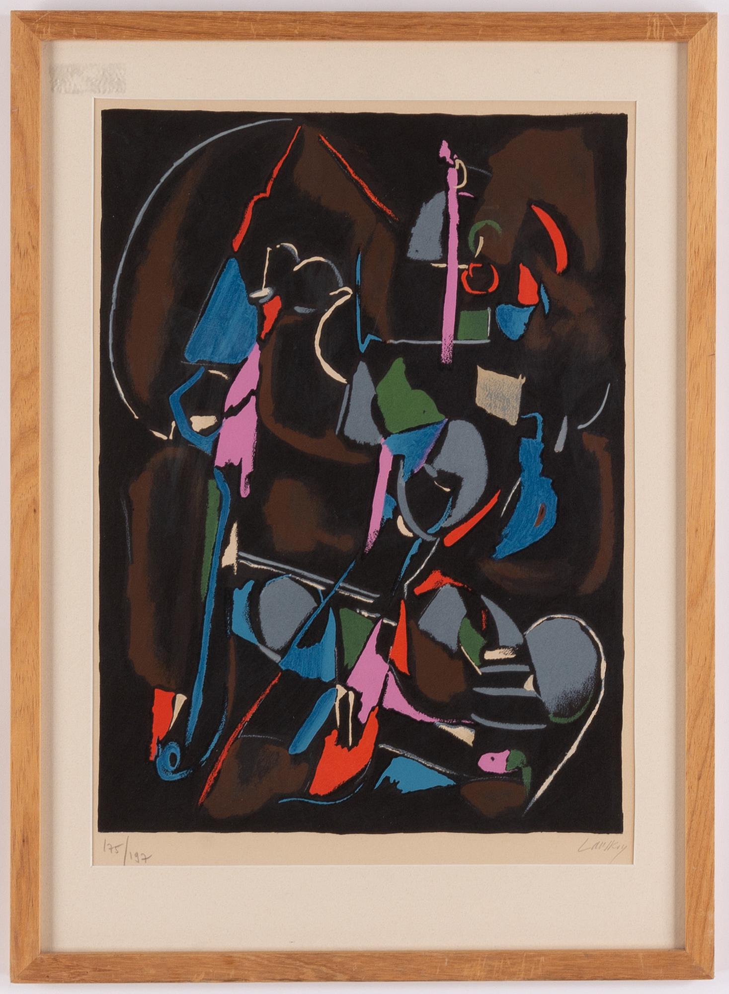 André Lanskoy, lithograph in colours, signed 175/197.
