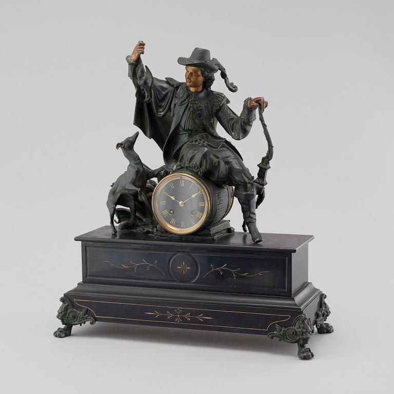 A Breveté table lamp, probably from the 19th century.