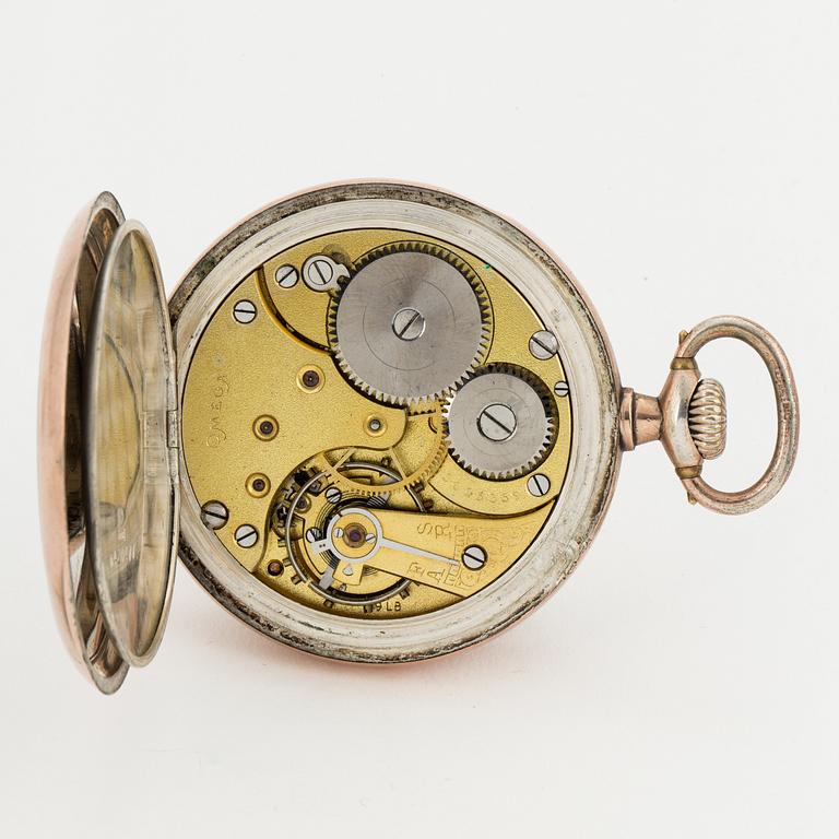 OMEGA, "rödtolva", pocket watch, 51,5 mm,