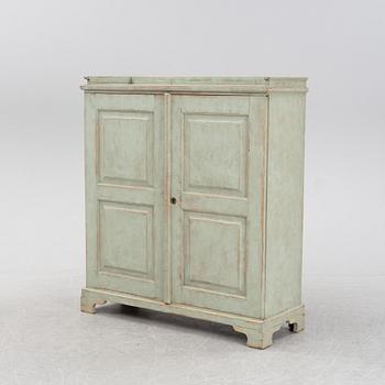 A painted cupboard.