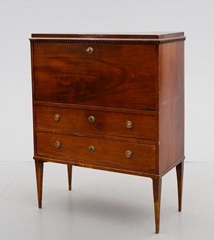 SEKRETÄR, gustaviansk stil, 1800-talets andra hälft.