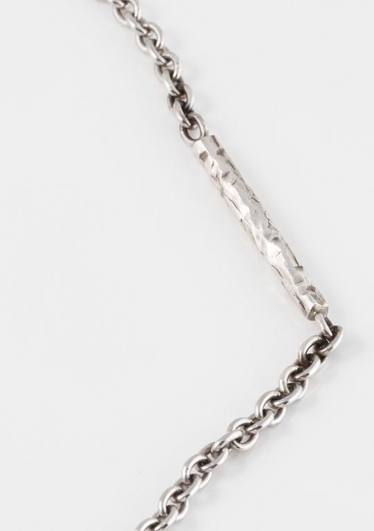COLLIER, 18K guld samt silver, Ole Lynggaard.