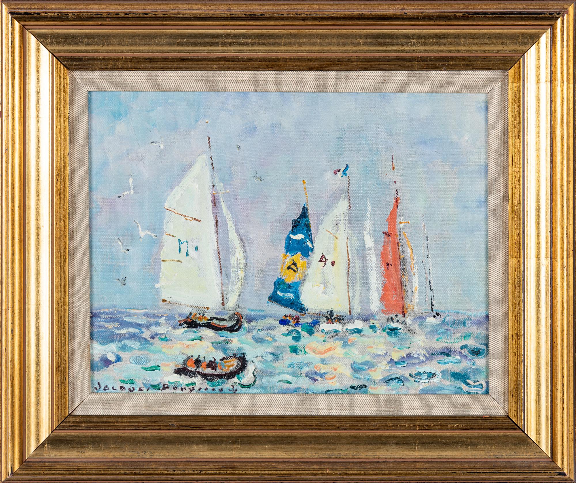 Jaques Bouyssou, oil,on canvas, signed.