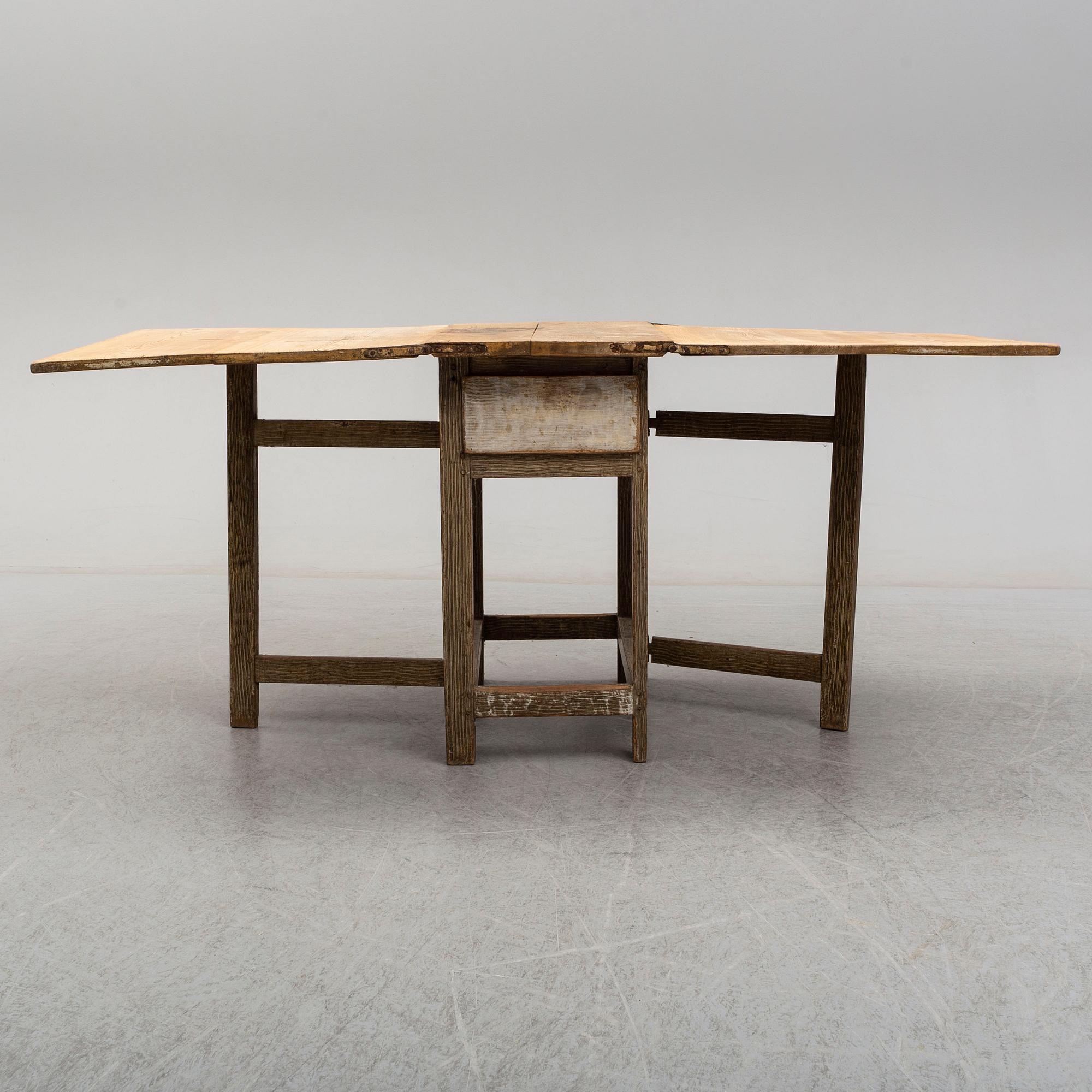 KLAFFBORD, allmoge, 1800-tal.