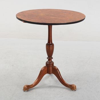 A Swedish alder tilt-top table, late 19th Century.