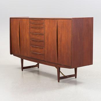 A DANISH KURT LÖVING TEAK HIGHBOARD, Faarup møbelfabrik, 1961.