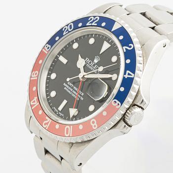 Rolex, Oyster Perpetual Date, GMT-Master, wristwatch, 40 mm.