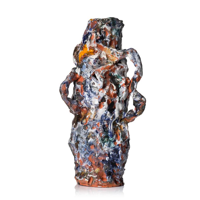 Xavier Toubes, vase, “Flowers 6”, own studio, Chicago, 2014.