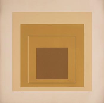 Josef Albers, "White Line Square XVI".
