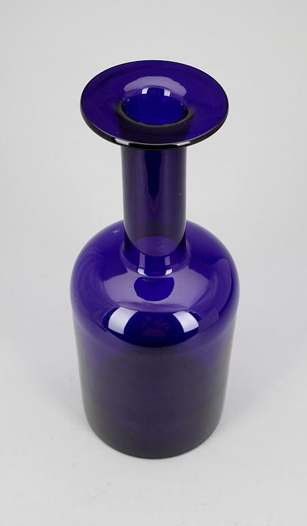 VAS / FLASKA, glas, Holmegaard, Danmark, 1970-tal.