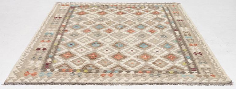 Kelim, modern, ca 292 x 210 cm.