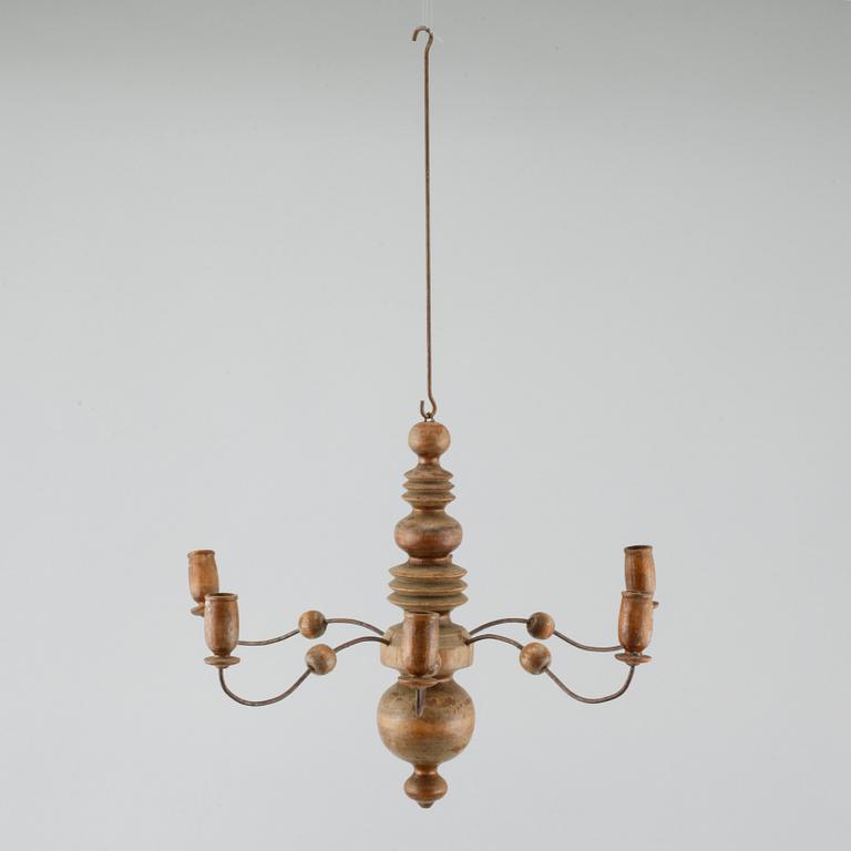 A chandelier from the 19th century.
