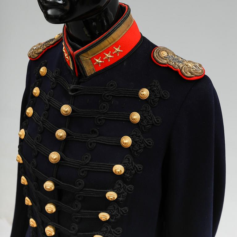 UNIFORM, m/1872, för artilleriöverste vid A6, Jönköping.