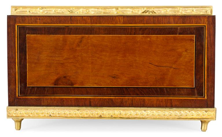 Myntkabinett, av Georg Haupt, signerat och daterat 1780. Gustavianskt.