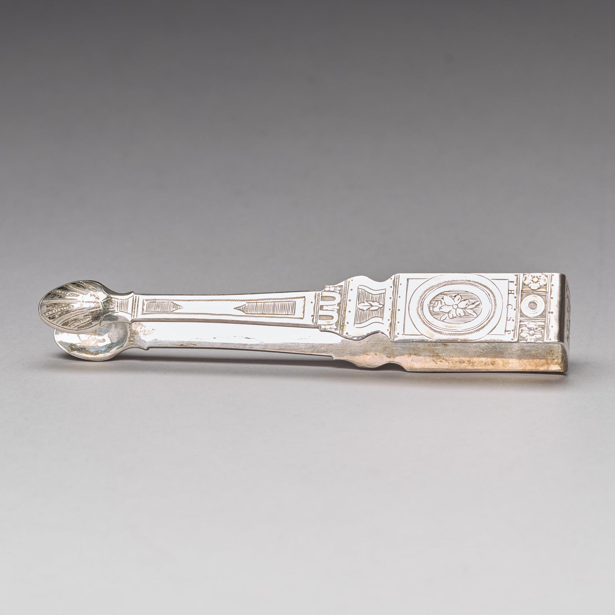 Lars Boye, sockertång, silver, Stockholm (verksam 1762-1784(1795)). Gustaviansk.