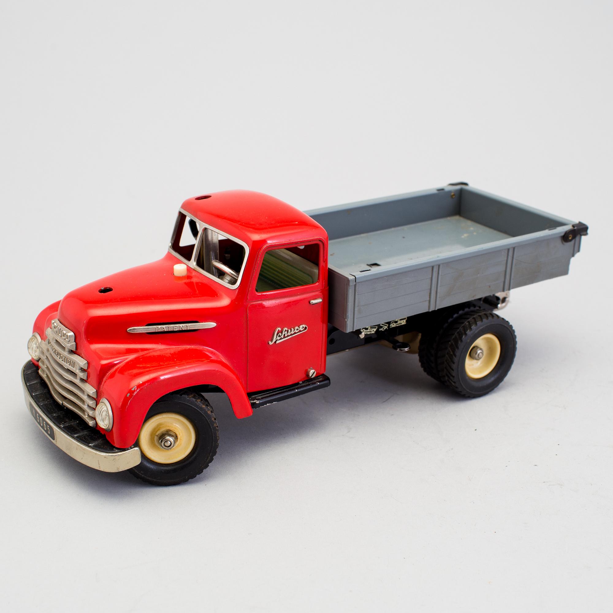 A tinplate Schuco Construction truck N 6065, Germany, 1950/60s.