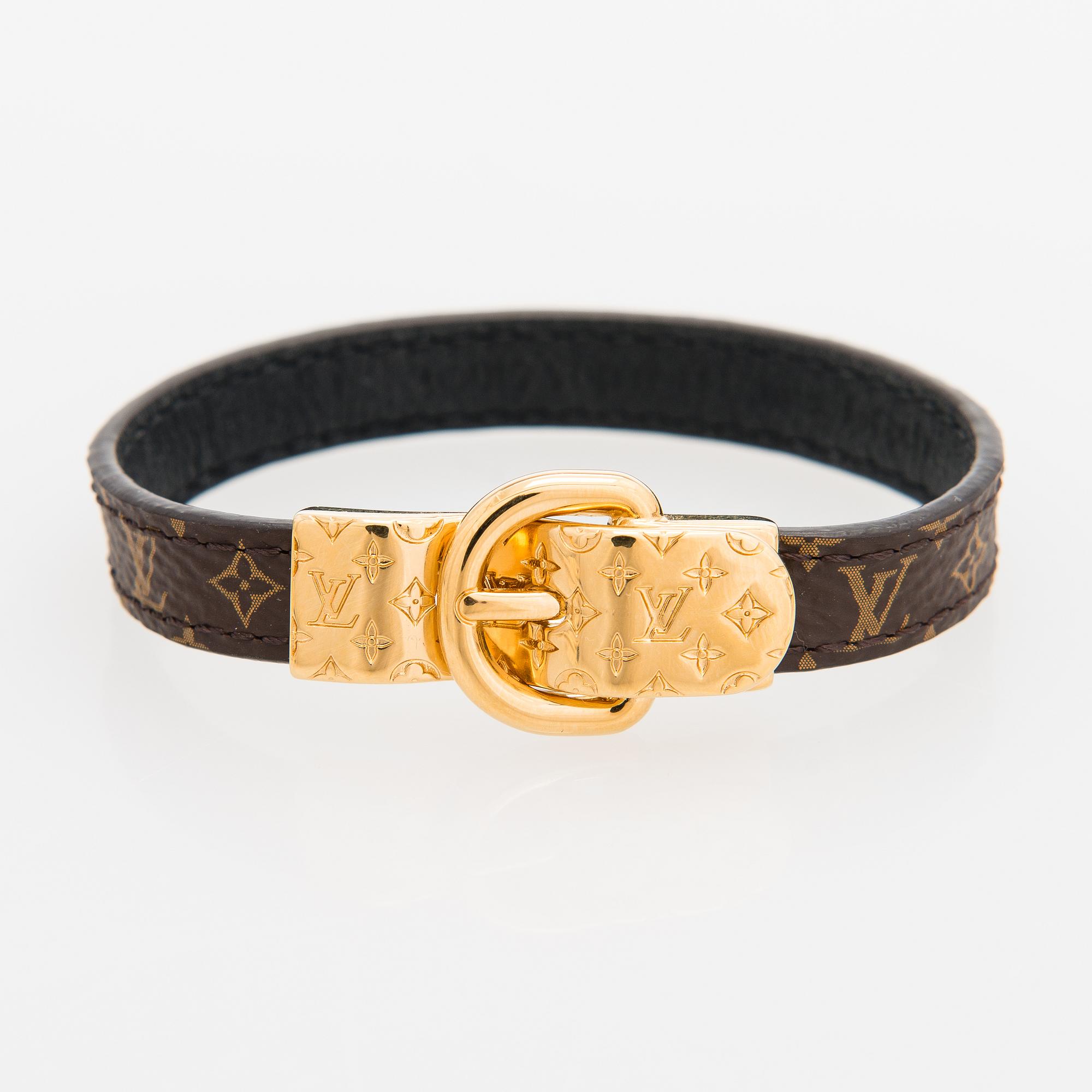 Louis Vuitton, a bracelet, 'Fasten your LV'.