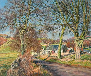 189A. James McIntosh Patrick, Landsväg i vårlandskap.