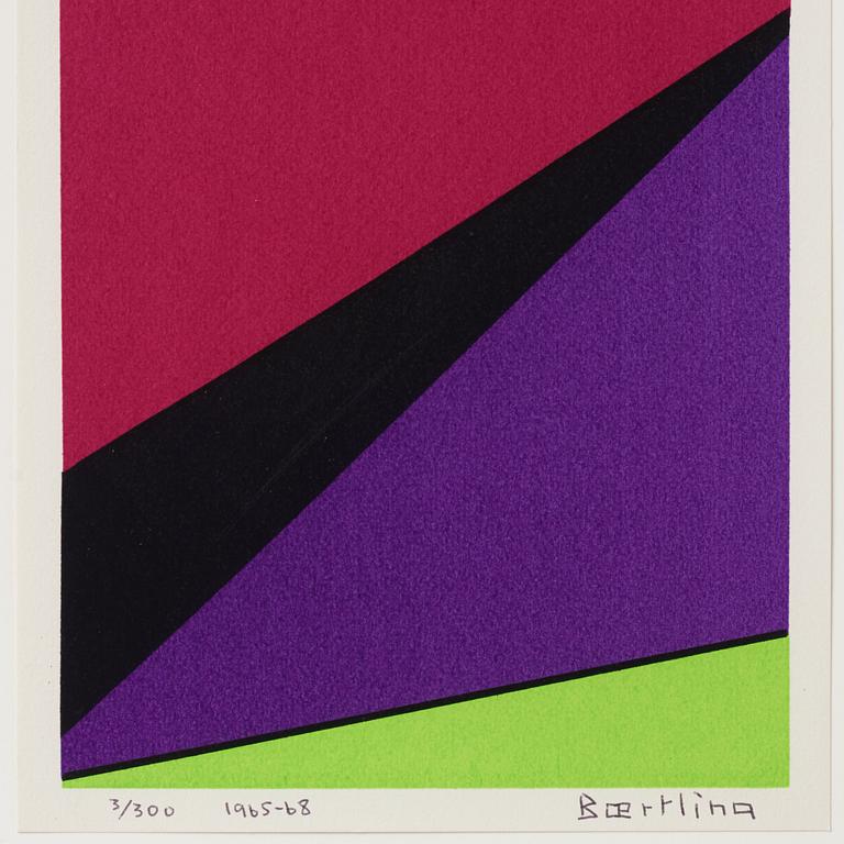 Olle Baertling, silkscreen in colours, 1965-68, signed 3/300.